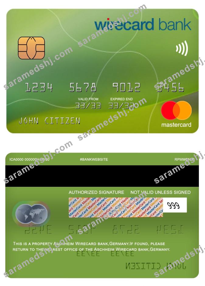 Germany Aschheim Wirecard bank mastercard